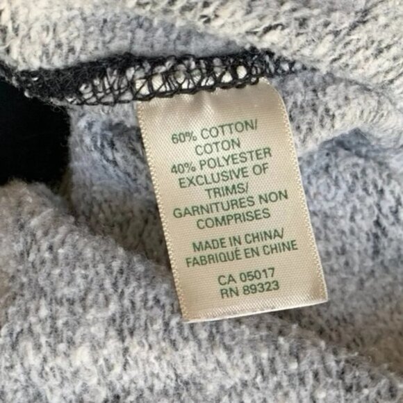 Roots Women’s Sweatshirt Leather Beaver logo Navy blue Pepper Size S - Picture 11 of 15